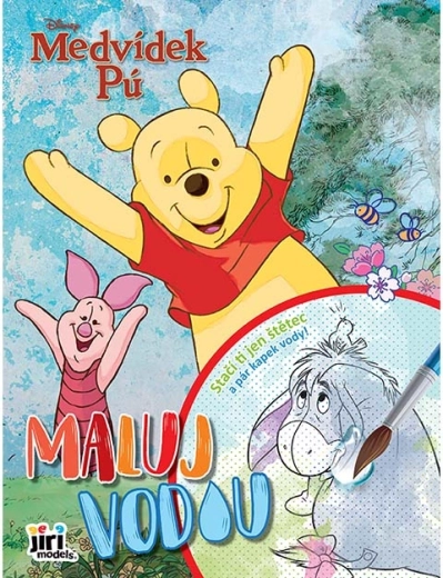 Schilder met water A4 Winnie de Poeh