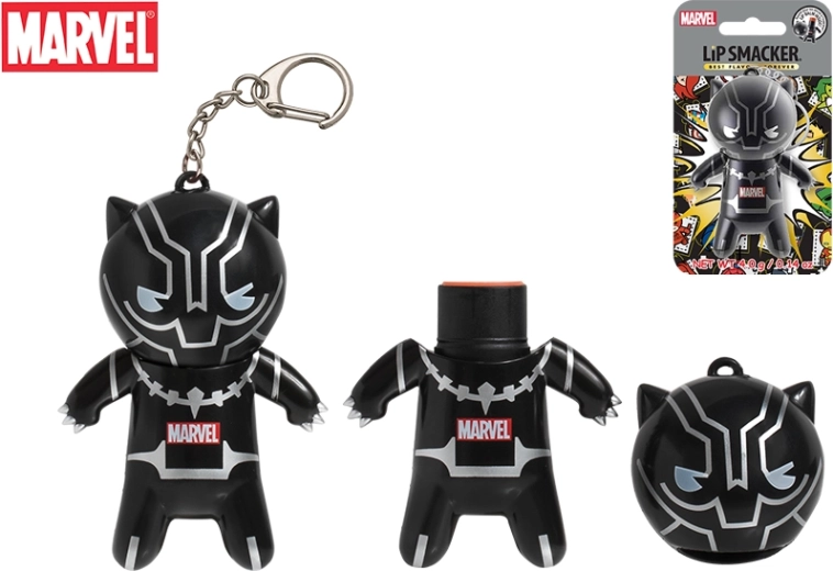 Lip Smacker lippenbalsem Black Panther mandarijn met sleutelhanger