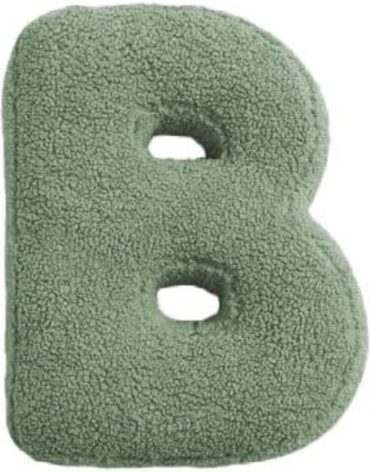 Mealini pluchen letter B groen - 1 stuk