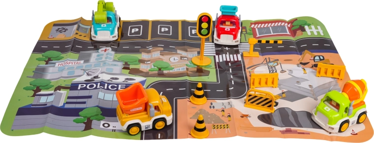 Speelmat en verkeersaccessoires