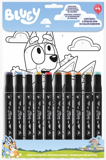 Schilderen op nummer Bluey