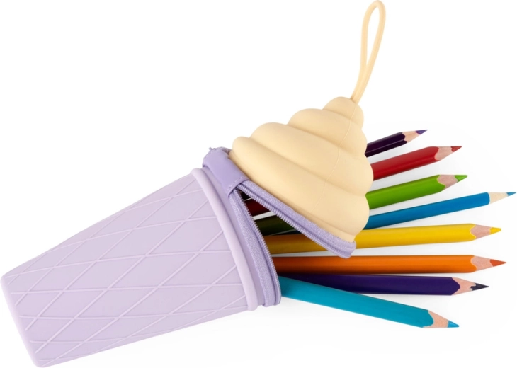 Etui voor schrijfwaren in de vorm van ijs