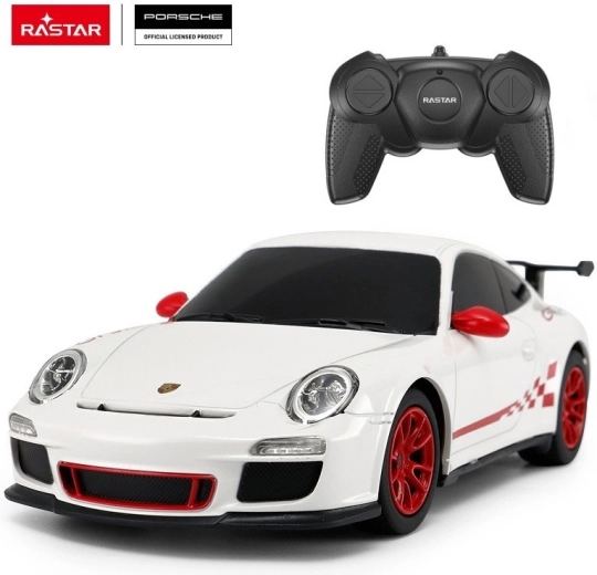 Rastar Porsche 911 GT3 RS RC-auto met afstandsbediening 1:24 wit - 1 stuk