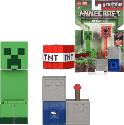 Minecraft Redstone-figuur Charged Creeper met TNT-kanon