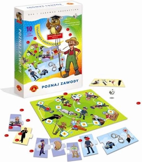 Ontdek beroepen – educatieve puzzel voor kleuters