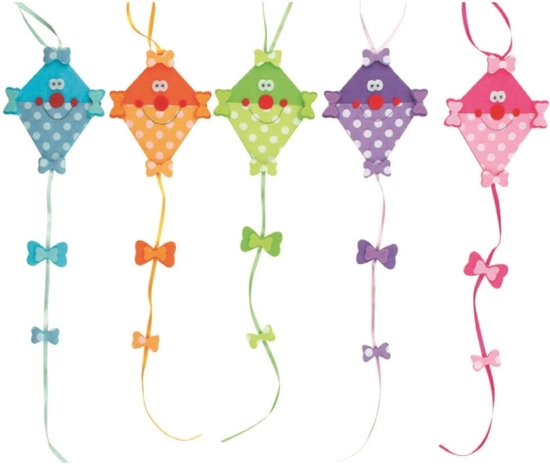 Vilten draak met staart 10 cm (5 varianten)