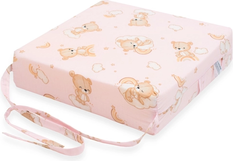 Kinderzitverhoger voor stoel NEW BABY Basic Bear roze