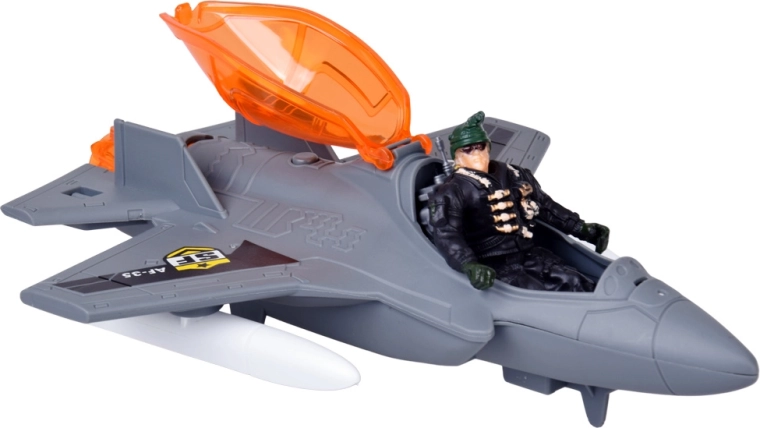 Jachtvliegtuig met te openen cockpit