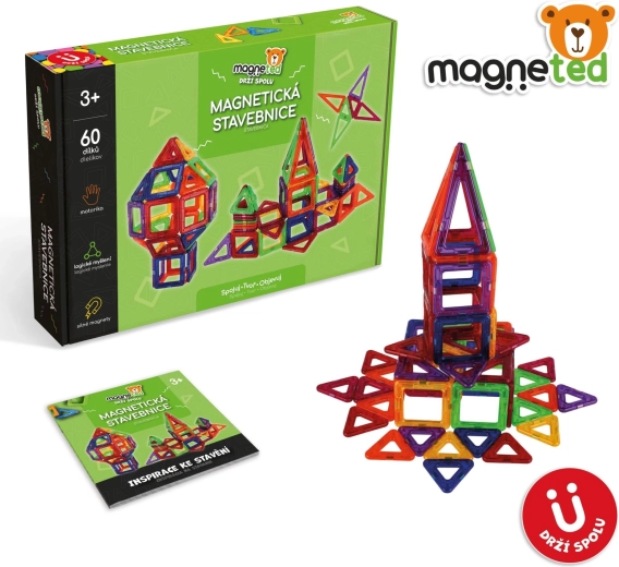 Magnetische bouwset Magneted met 60 onderdelen
