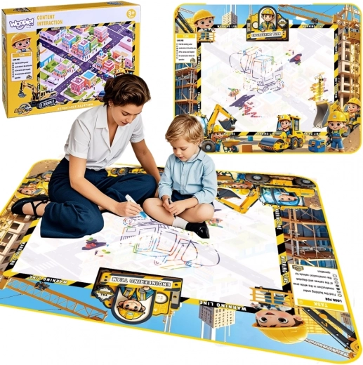 Woopie watertekenmat – creatieve set met accessoires