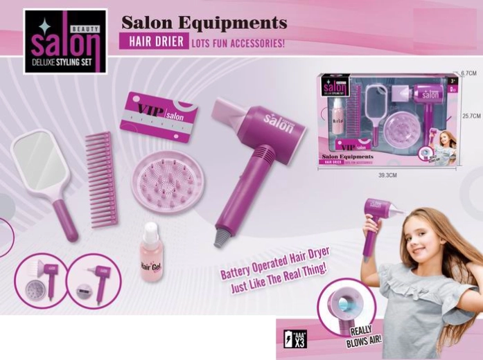 deluxe kappersset met föhn