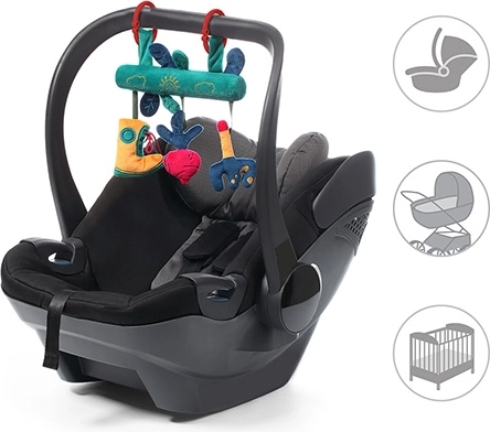 Universele bevestiging voor kinderwagen, autostoeltje en ledikant
