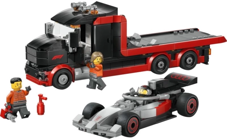 Vrachtwagen met kantelbare hefbrug