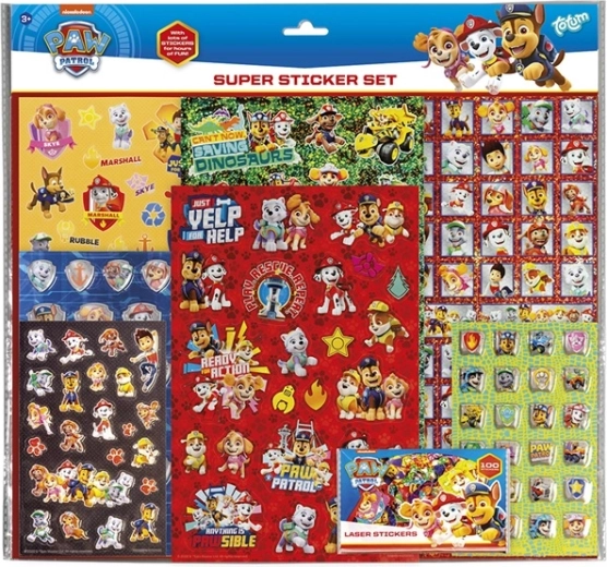Grote set: 8 vellen en meer dan 300 stickers