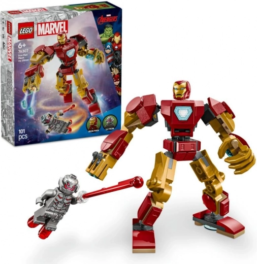 LEGO MARVEL mech IRON MAN vs ULTRON