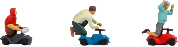 Noch set figuren Bobby-car-race (H0)