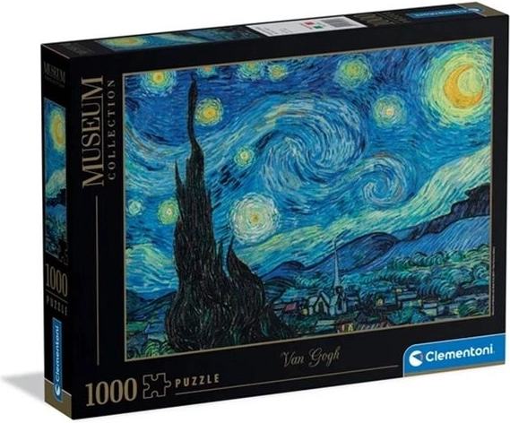 Clementoni puzzel Museum Collection Van Gogh Sterrennacht 1000 stukjes