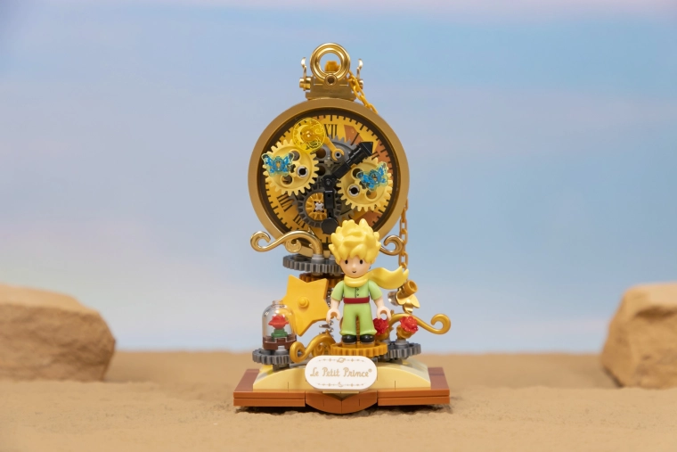 Elegant “zakhorloge” met gouden tandwielen