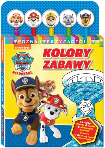 PAW PATROL Leer je vrienden kennen 1: Kleurenplezier – boekje met stickers en een set kleurpotloden