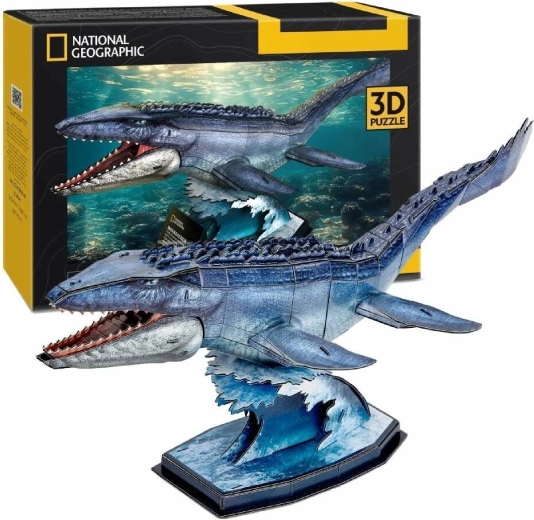 CubicFun 3D-puzzel National Geographic: Mosasaurus, 76 onderdelen