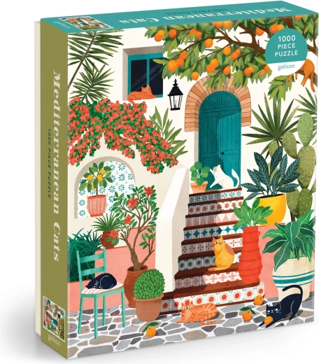 Galison-puzzel Mediterrane katten 1000 stukjes