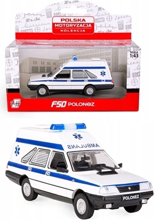 Miniatuur Polonez Cargo – ambulance 1:43