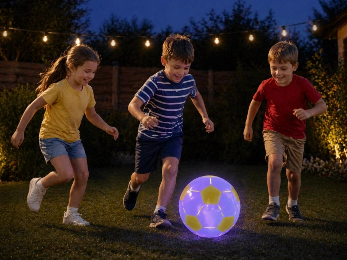 LED-verlichting om ook in de schemer te spelen