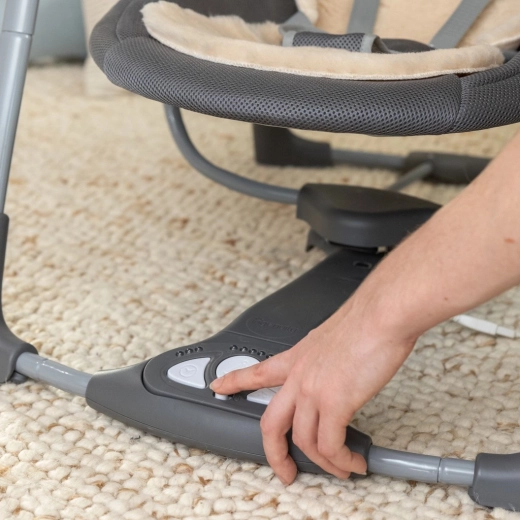 Stille werking en 5 schommelsnelheden