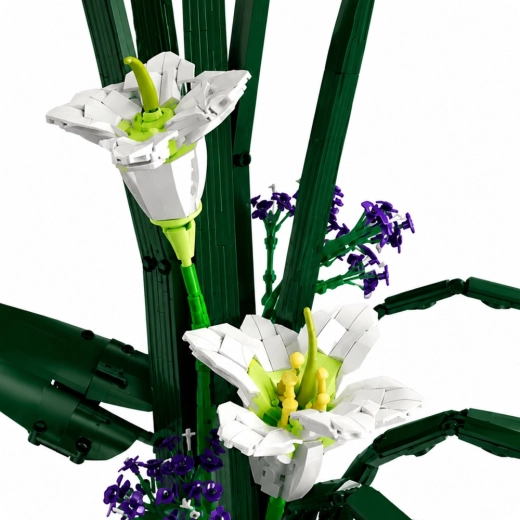 Realistische lelies als designdecoratie