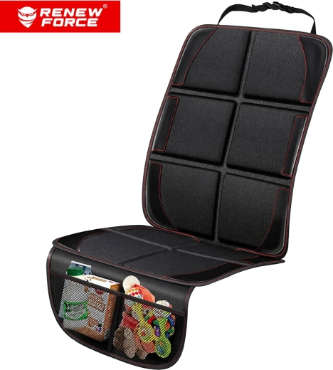 Beschermmat onder autostoel 2-in-1 met organizer