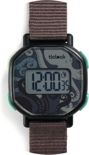 Djeco digitale horloge Black Octopus