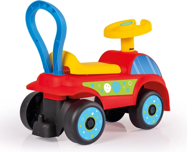 Claxon en opbergruimte onder de zitting