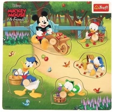 Trefl mini houten puzzel Mickey Mouse