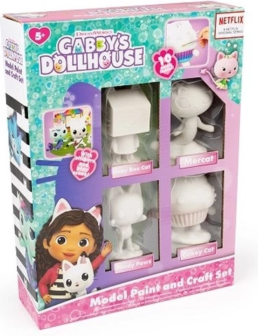Spin Master Gabby’s Dollhouse creatieve set om figuurtjes te schilderen