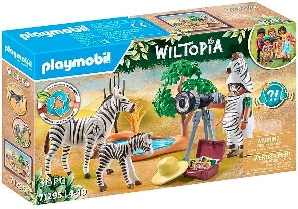 Playmobil Wiltopia safari-expeditie met fotografe en zebra’s