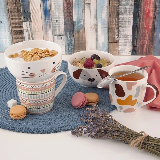 Praktische set voor ontbijt en tussendoortjes