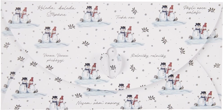 Papieren envelop Sneeuwpop CZ - 1 stuk
