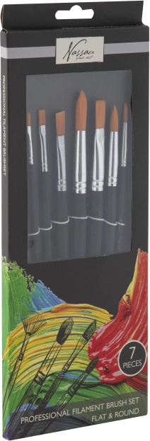 Verfkwastenset, 7 stuks