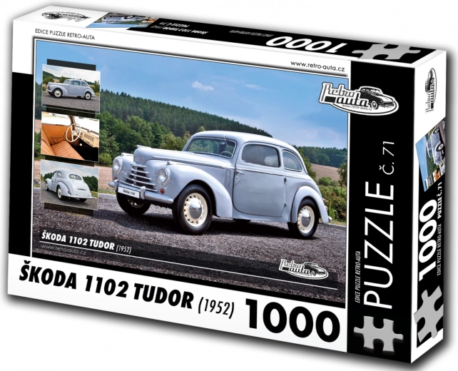 Puzzel Retro Auto's Škoda 1102 Tudor 1952 1000 stukjes