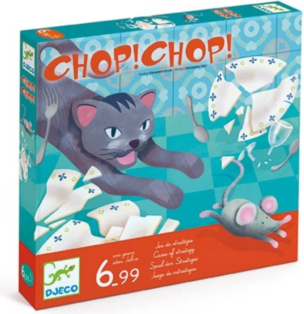 Djeco Chop! Chop! – familie strategiespel kat en muis