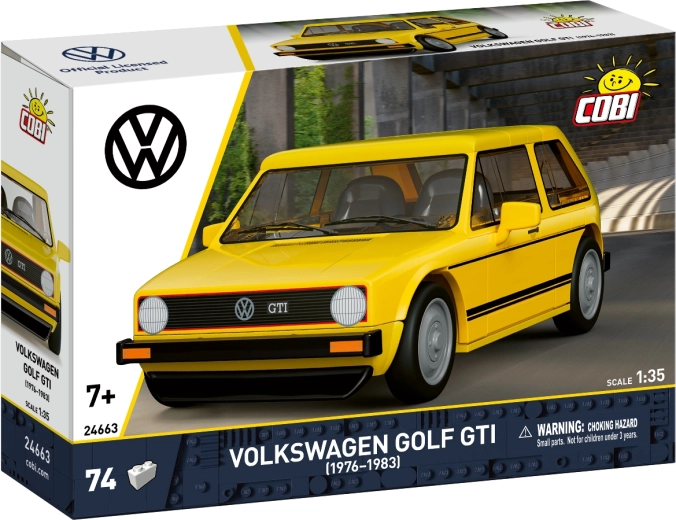 Cobi Volkswagen Golf GTI 1976–1983 bouwset 1:35 (74 onderdelen)