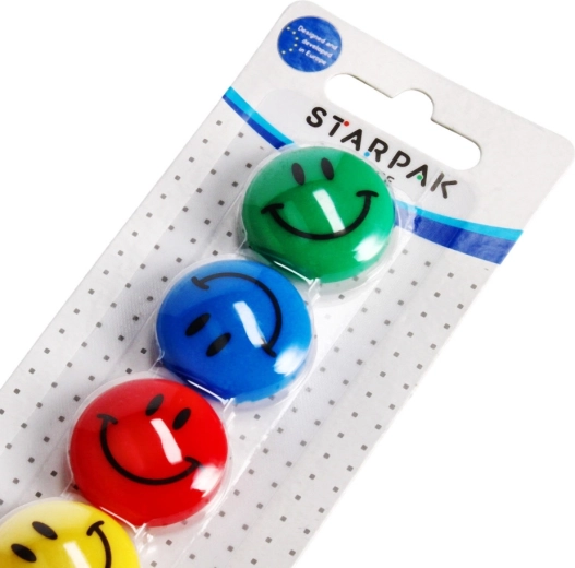 Vrolijke smiley die meteen de aandacht trekt