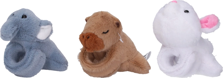 Pluche dierenarmband 11 × 7,5 cm