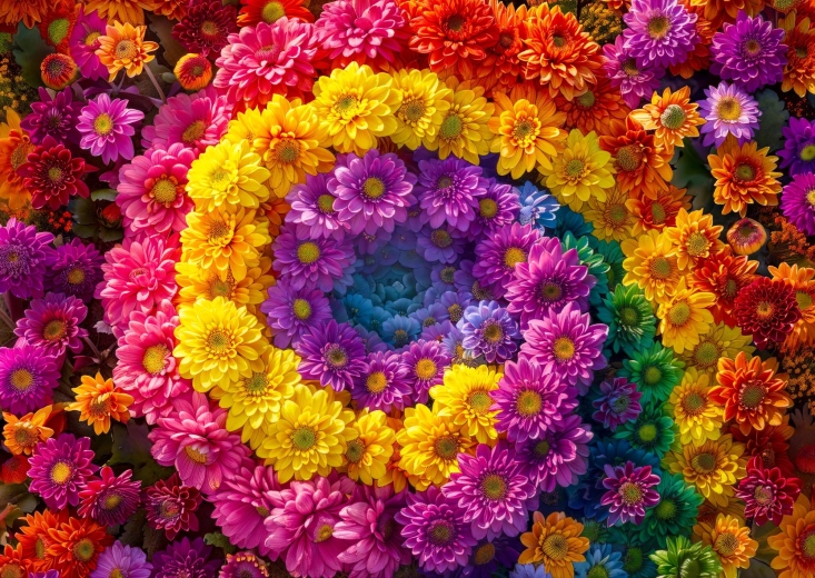 Enjoy puzzel Bloemenwerveling 1000 stukjes