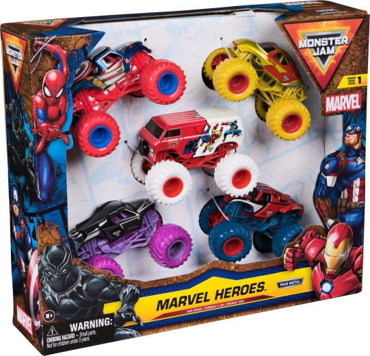 5 heroïsche monstertrucks in één verpakking