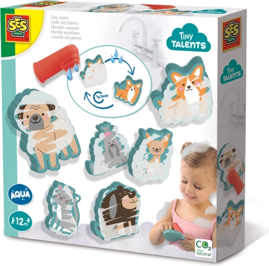 Tiny Talents waterstickers dieren wassen