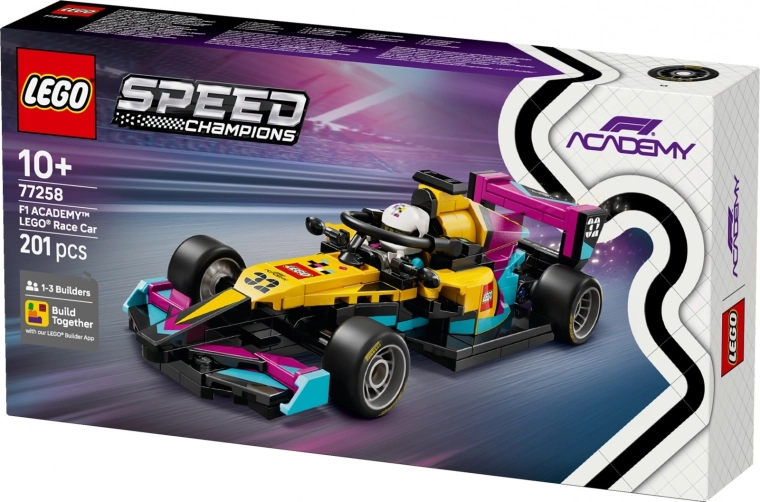 Minifiguur van een coureur voor raceplezier