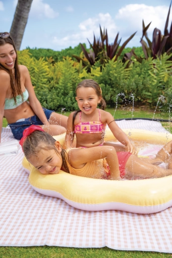 Geïntegreerde fontein voor verfrissend waterspel