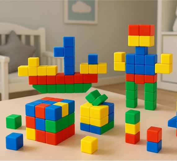 Veilige en kleurrijke blokken