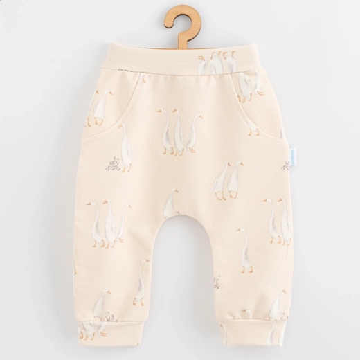 Kinderkatoenen sweatpants New Baby Gansjes 92 (18–24 m)